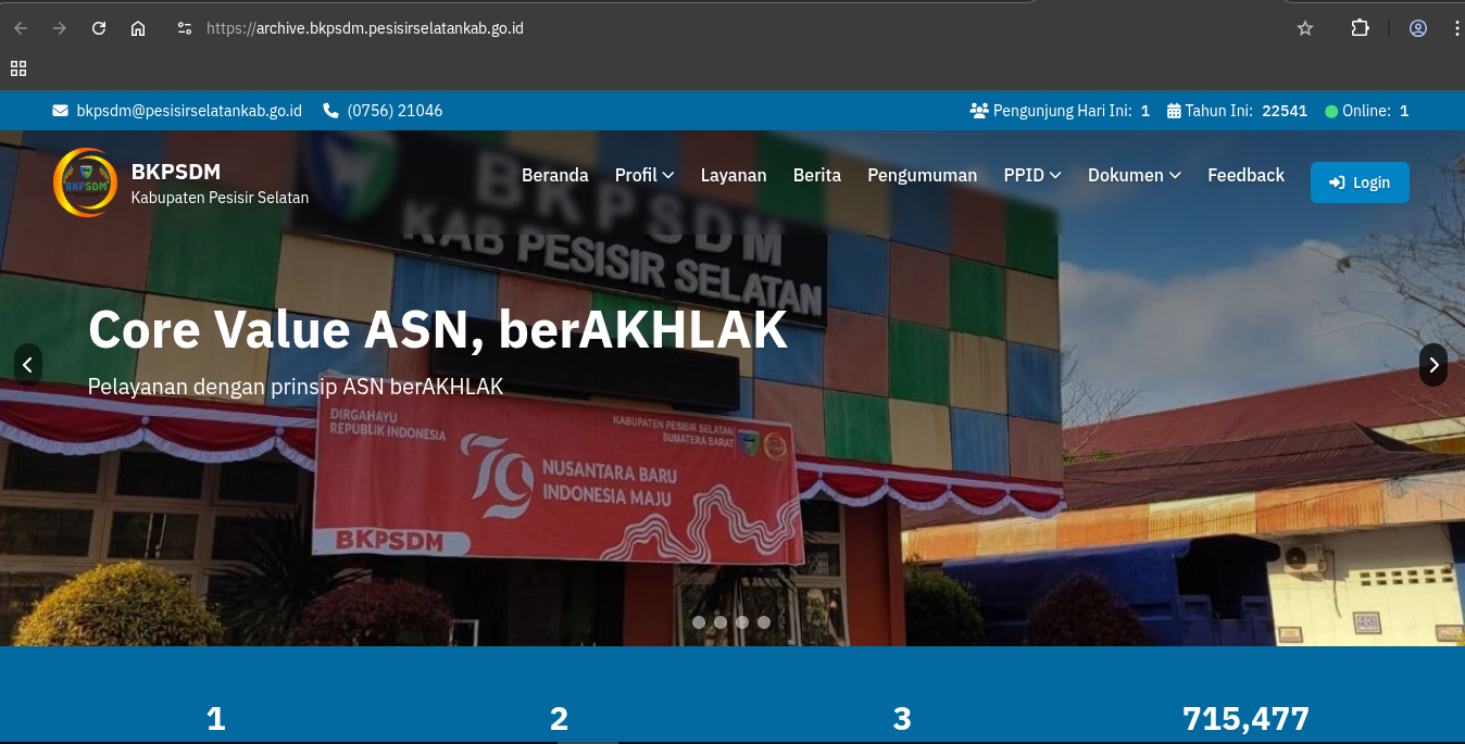 BKPSDM Website
